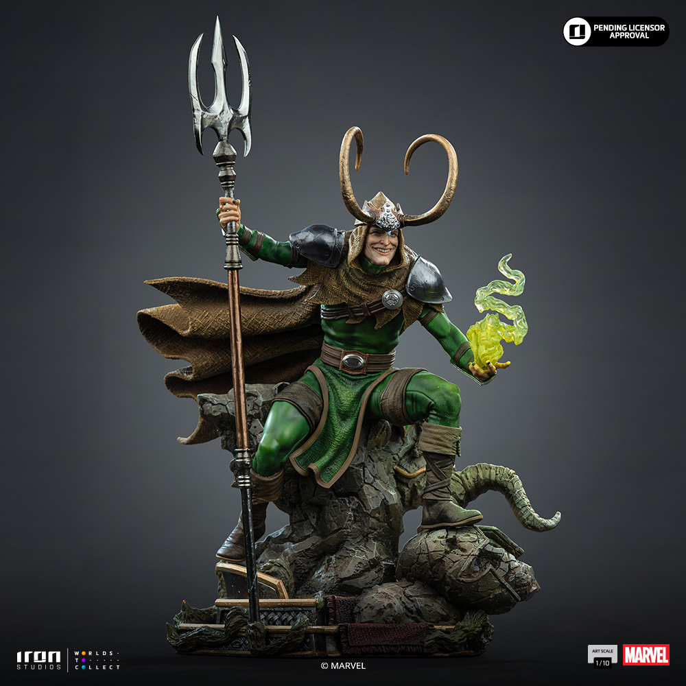 LOKI - MARVEL COMICS - ART SCALE 1/10 - IRON STUDIOS - Imagen 3