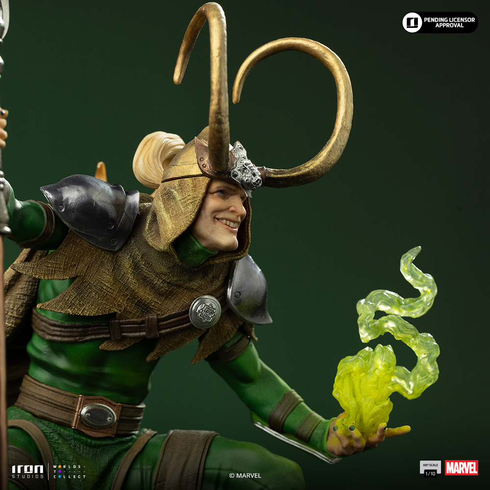 LOKI - MARVEL COMICS - ART SCALE 1/10 - IRON STUDIOS - Imagen 4