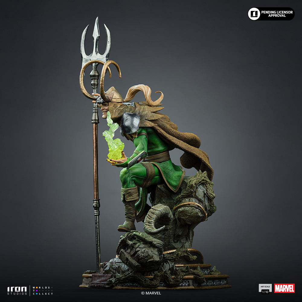 LOKI - MARVEL COMICS - ART SCALE 1/10 - IRON STUDIOS - Imagen 5