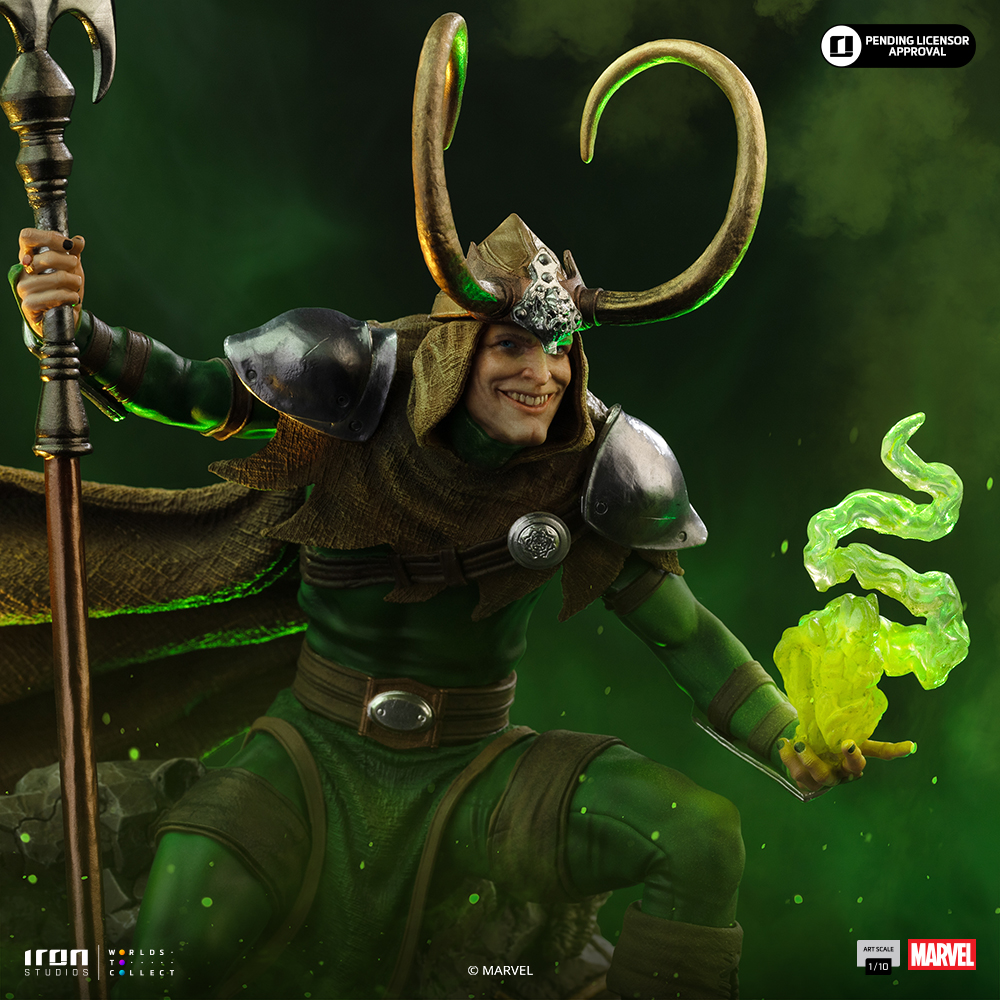 LOKI - MARVEL COMICS - ART SCALE 1/10 - IRON STUDIOS - Imagen 14
