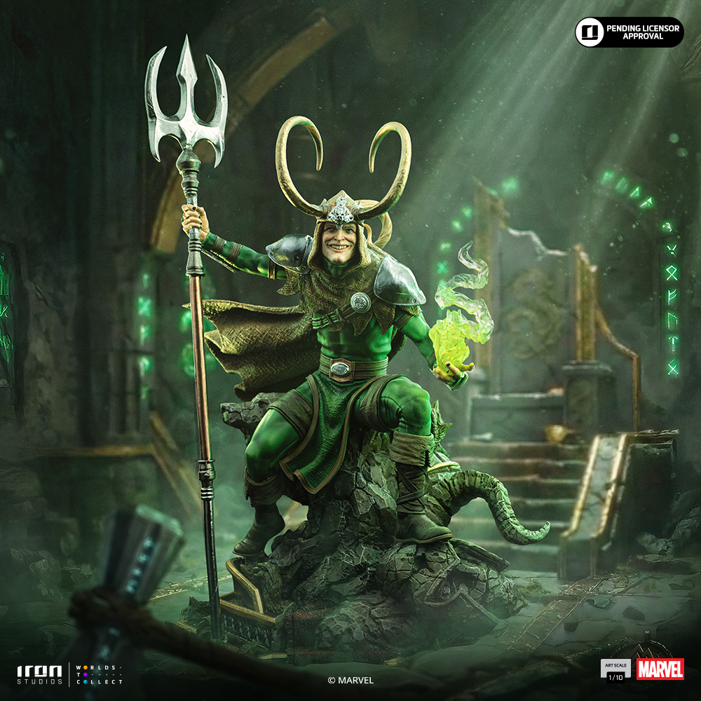 LOKI - MARVEL COMICS - ART SCALE 1/10 - IRON STUDIOS - Imagen 15