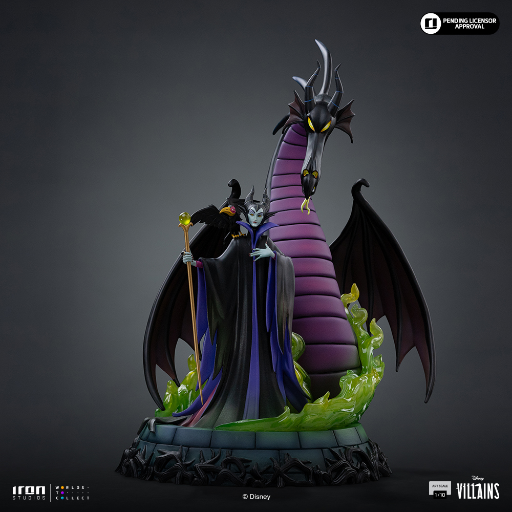 MALEFICENT - DISNEY'S VILLAINS - ART SCALE 1/10 - IRON STUDIOS - Imagen 3