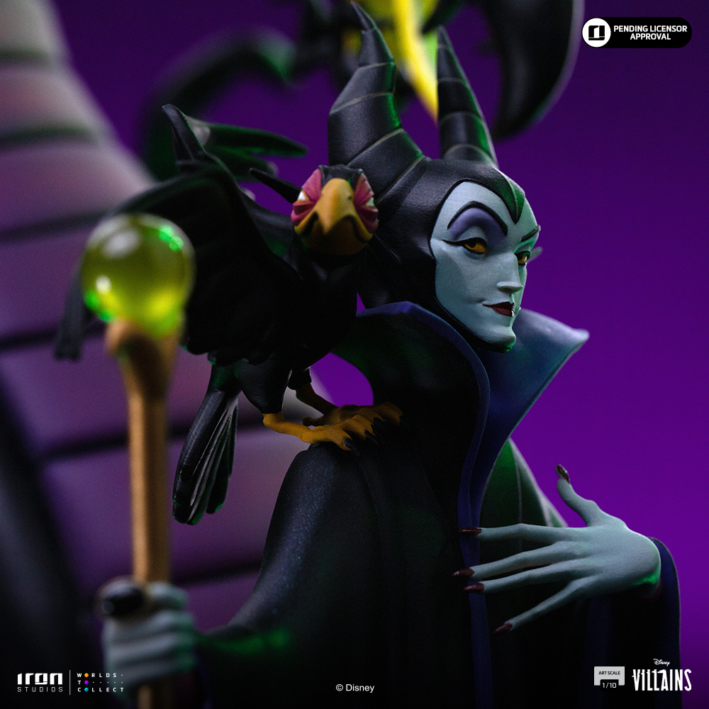 MALEFICENT - DISNEY'S VILLAINS - ART SCALE 1/10 - IRON STUDIOS - Imagen 4