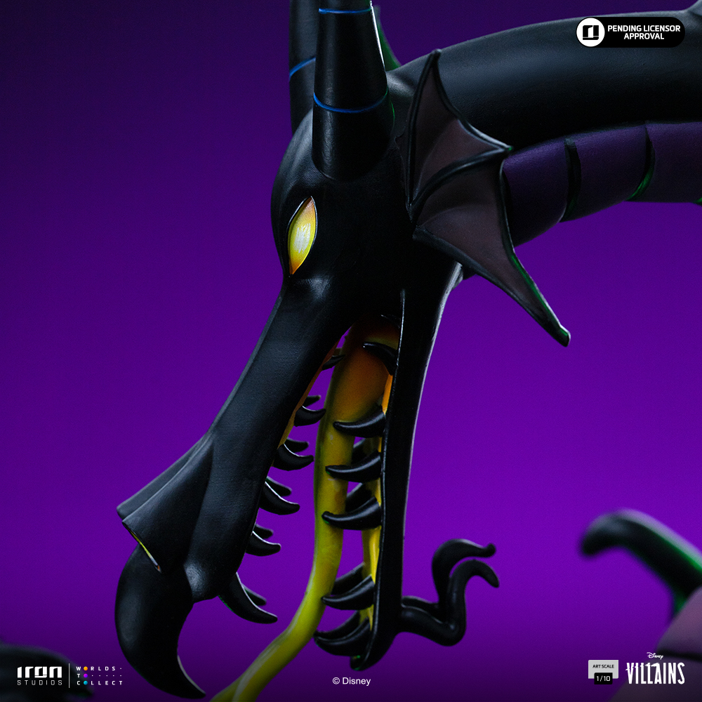 MALEFICENT - DISNEY'S VILLAINS - ART SCALE 1/10 - IRON STUDIOS - Imagen 8
