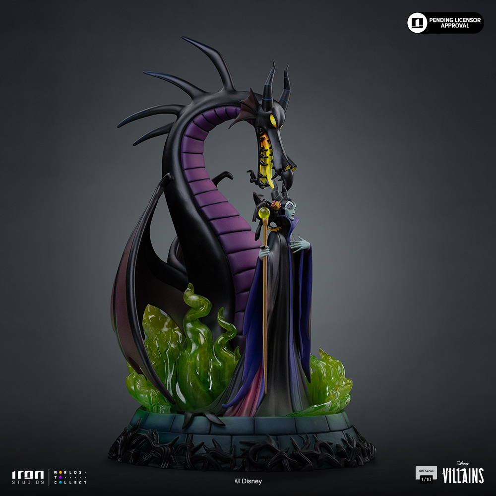 MALEFICENT - DISNEY'S VILLAINS - ART SCALE 1/10 - IRON STUDIOS - Imagen 9