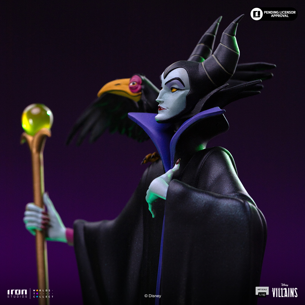 MALEFICENT - DISNEY'S VILLAINS - ART SCALE 1/10 - IRON STUDIOS - Imagen 13