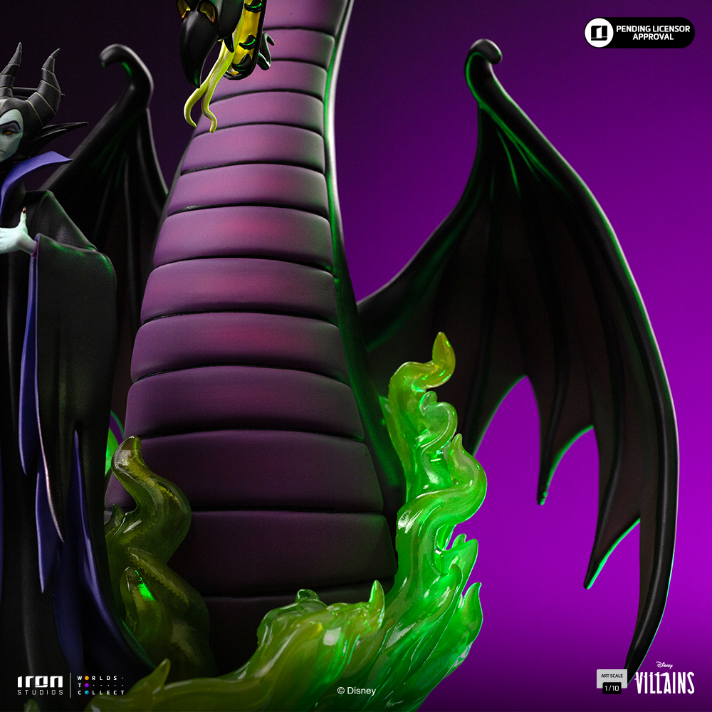 MALEFICENT - DISNEY'S VILLAINS - ART SCALE 1/10 - IRON STUDIOS - Imagen 16