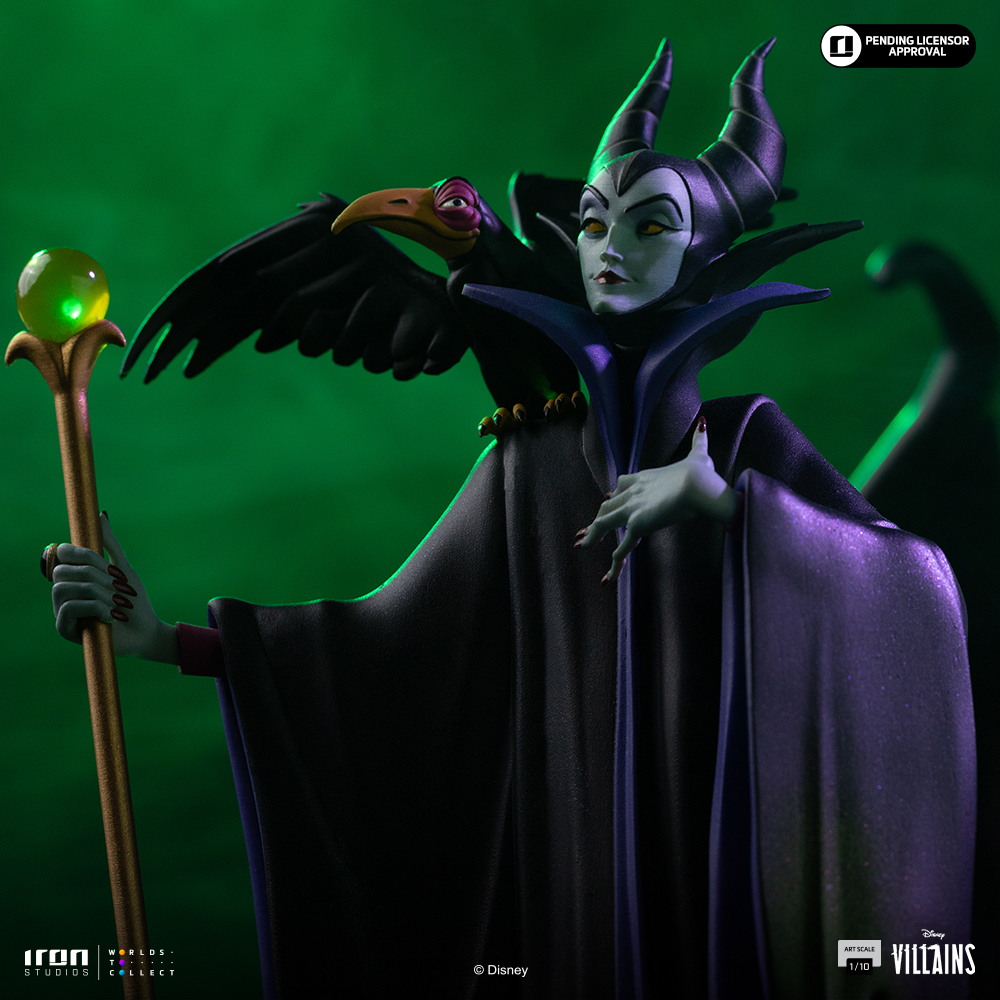 MALEFICENT - DISNEY'S VILLAINS - ART SCALE 1/10 - IRON STUDIOS - Imagen 17