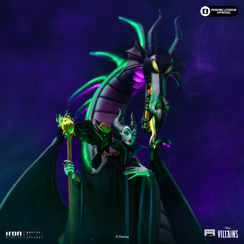 MALEFICENT - DISNEY'S VILLAINS - ART SCALE 1/10 - IRON STUDIOS - Imagen 20