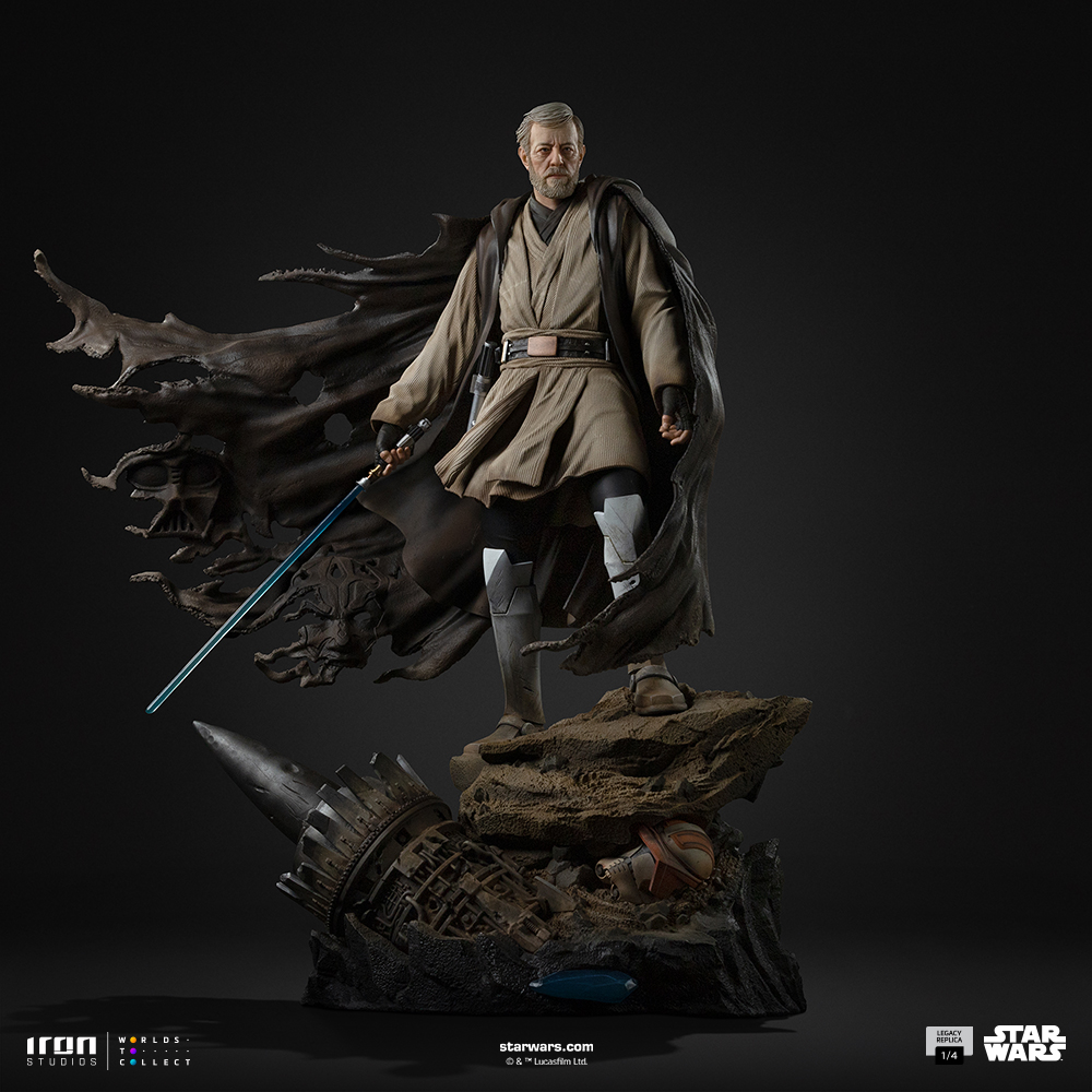 OBI-WAN SIGNATURES - STAR WARS - LEGACY REPLICA 1/4 - IRON STUDIOS - Imagen 5