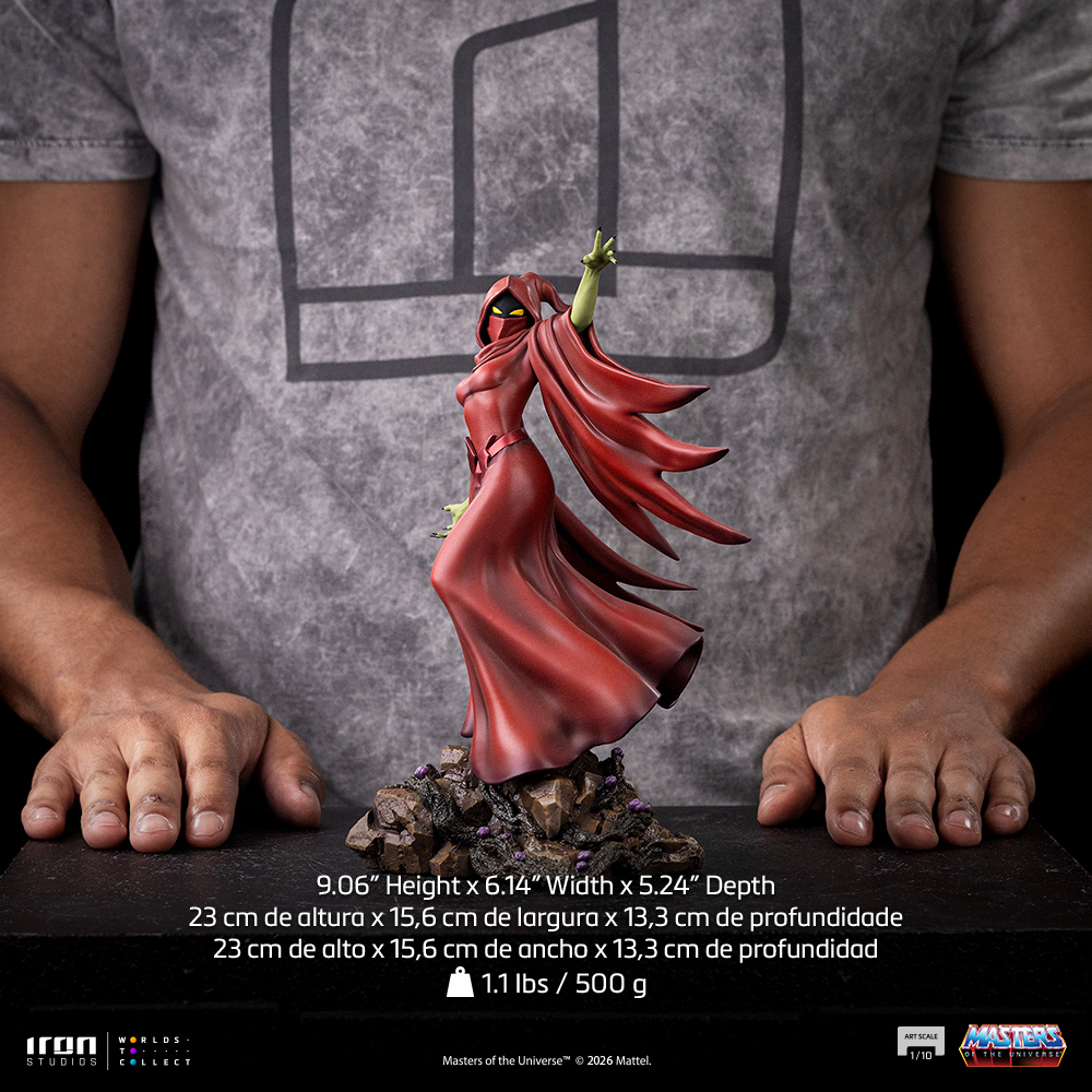 SHADOW WEAVER - MASTERS OF THE UNIVERSE - ART SCALE 1/10 - IRON STUDIOS - Imagen 13