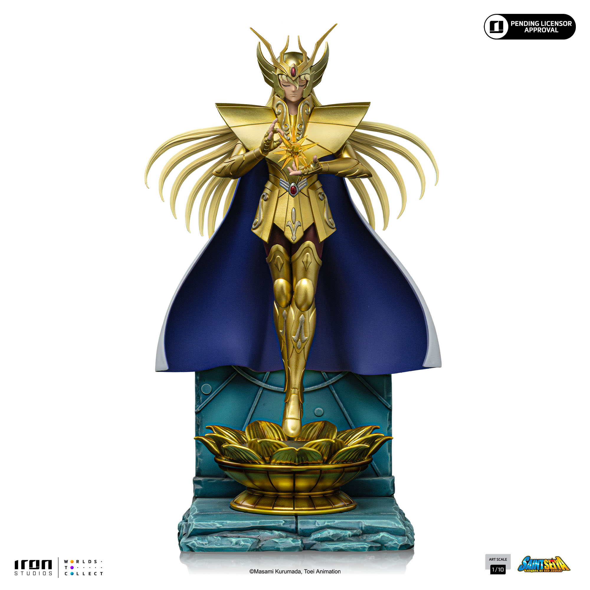 VIRGO SHAKA - SAINT SEIYA - ART SCALE 1/10 - IRON STUDIOS - Imagen 2