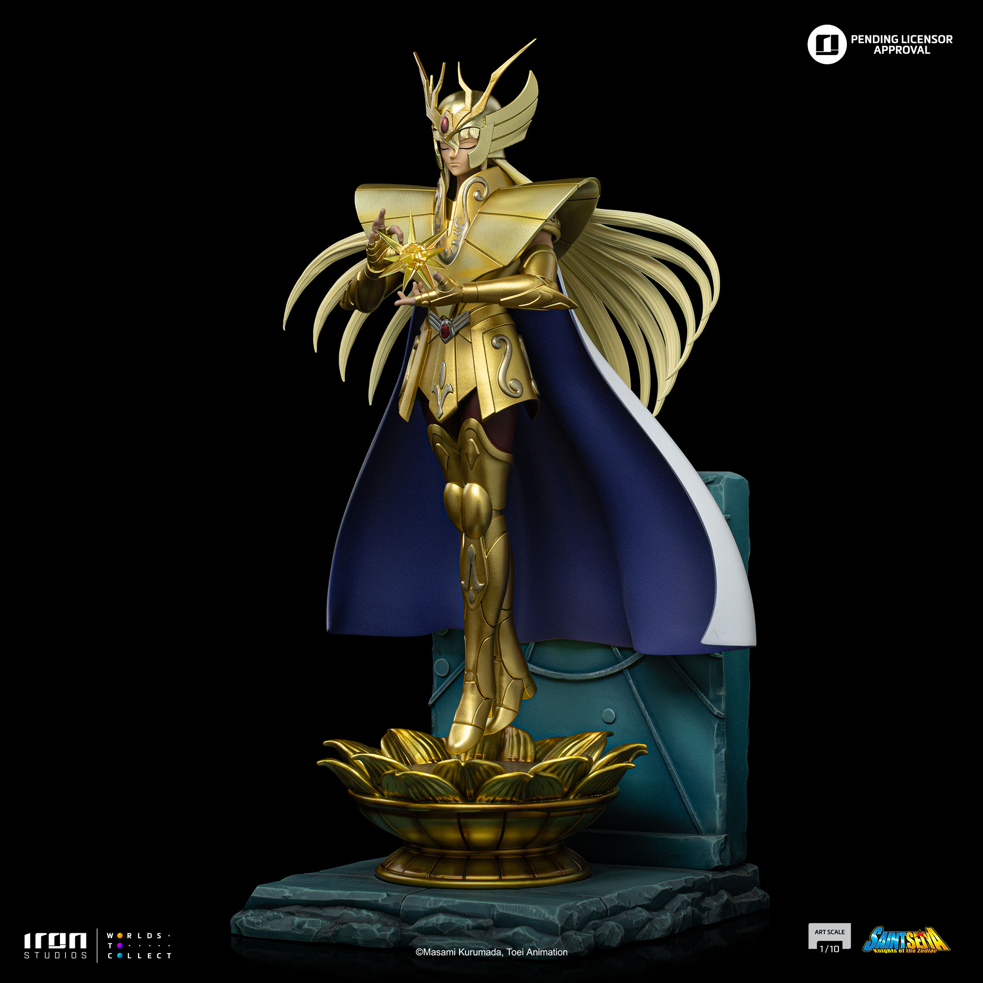 VIRGO SHAKA - SAINT SEIYA - ART SCALE 1/10 - IRON STUDIOS - Imagen 8