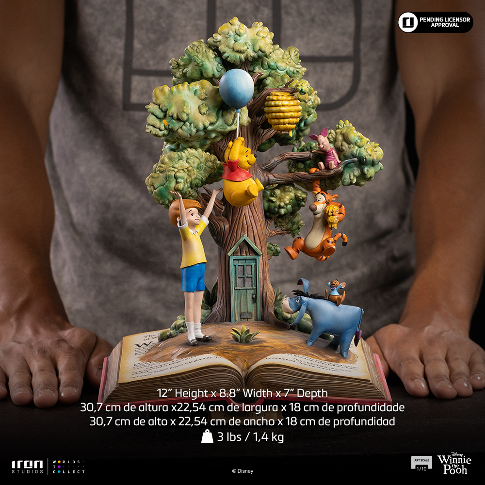 WINNIE THE POOH AND FRIENDS (100TH ANNIVERSARY) DELUXE - DISNEY CLASSICS - ART SCALE 1/10 - IRON STUDIOS - Imagen 18