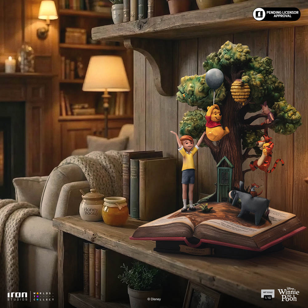 WINNIE THE POOH AND FRIENDS (100TH ANNIVERSARY) DELUXE - DISNEY CLASSICS - ART SCALE 1/10 - IRON STUDIOS - Imagen 17