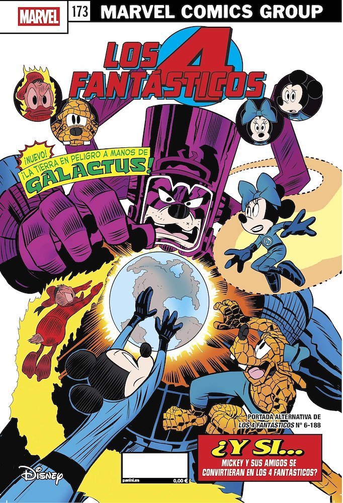 LOS 4 FANTASTICOS 06 (PORTADA ALTERNATIVA DISNEY FANTASTIC FOUR 173) (188)