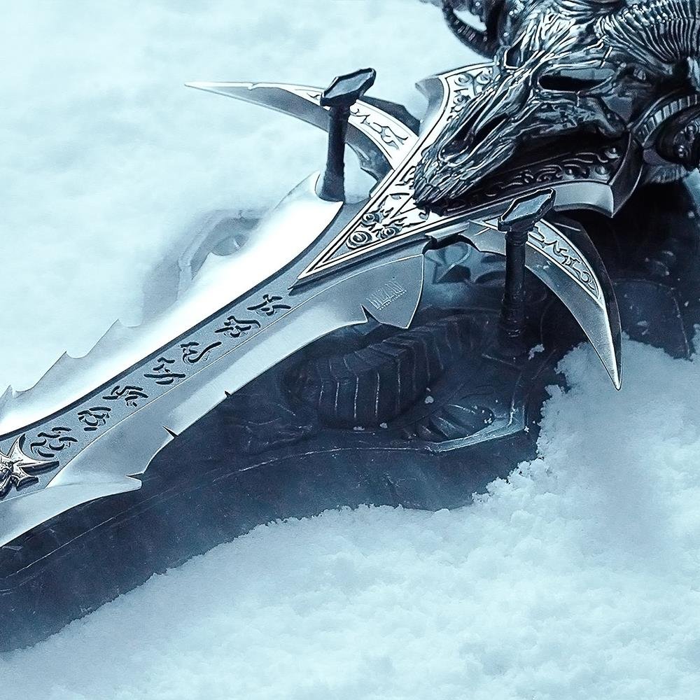 WALL MOUNT FOR FROSTMOURNE SWORD - WORLD OF WARCRAFT - BLIZZARD - Imagen 4