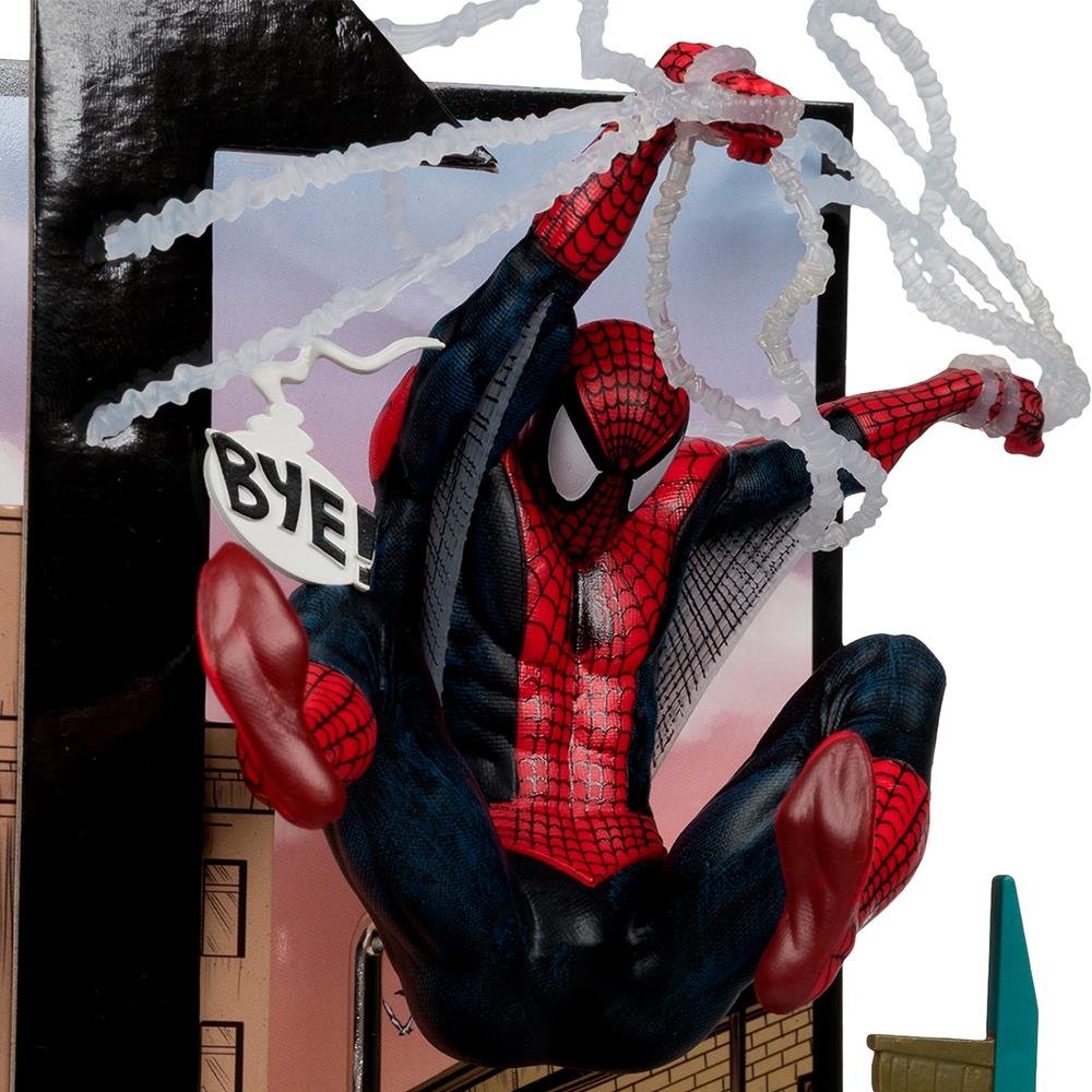 MARVEL SPIDER-MAN (SPIDER-MAN #6) 1:10TH COLLECTIBLE WITH SCENE MCFARLANE TOYS - MCFARLANE - Imagen 3