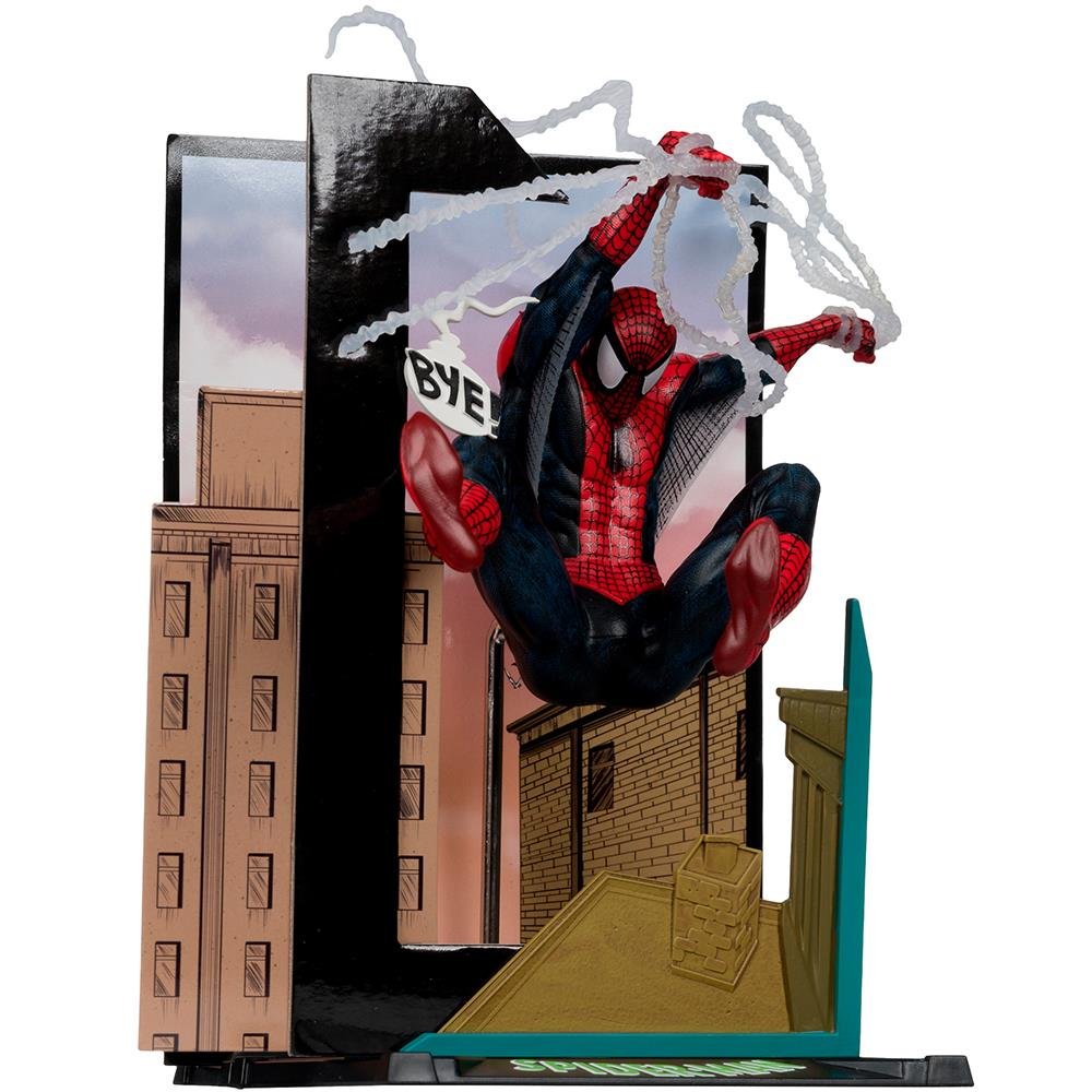 MARVEL SPIDER-MAN (SPIDER-MAN #6) 1:10TH COLLECTIBLE WITH SCENE MCFARLANE TOYS - MCFARLANE - Imagen 5