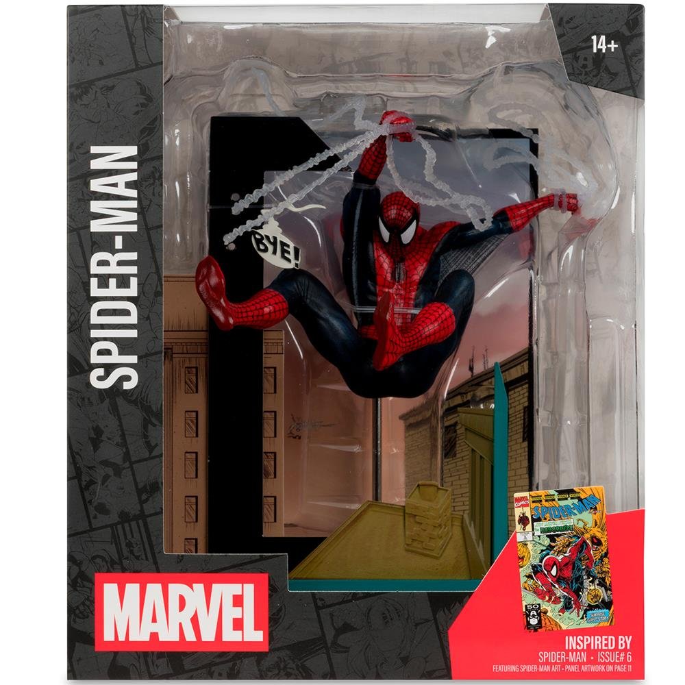 MARVEL SPIDER-MAN (SPIDER-MAN #6) 1:10TH COLLECTIBLE WITH SCENE MCFARLANE TOYS - MCFARLANE - Imagen 6