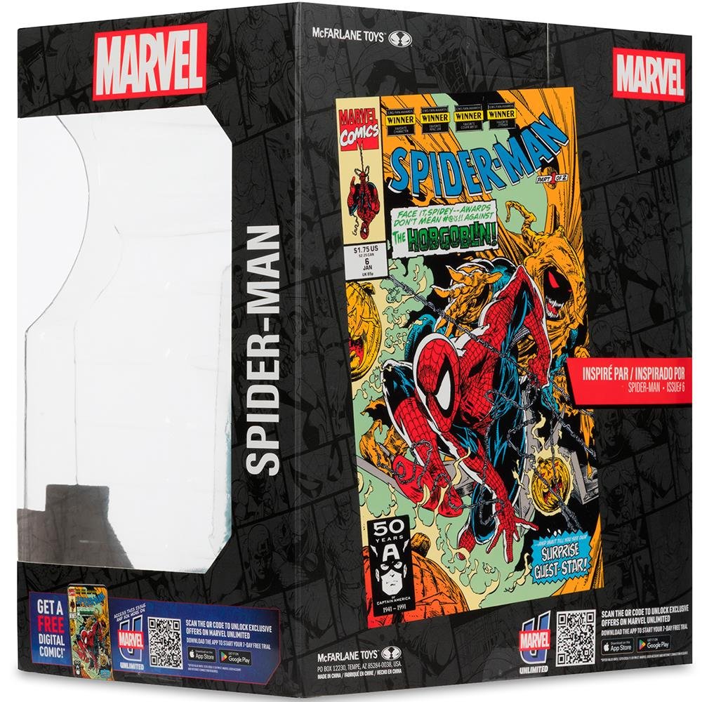 MARVEL SPIDER-MAN (SPIDER-MAN #6) 1:10TH COLLECTIBLE WITH SCENE MCFARLANE TOYS - MCFARLANE - Imagen 8
