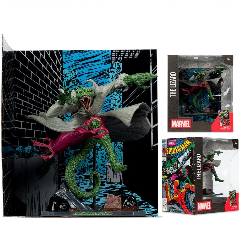 MARVEL THE LIZARD 1:10TH COLLECTIBLE WITH SCENE (SPIDER-MAN #2) MCFARLANE TOYS - MCFARLANE - Imagen 4