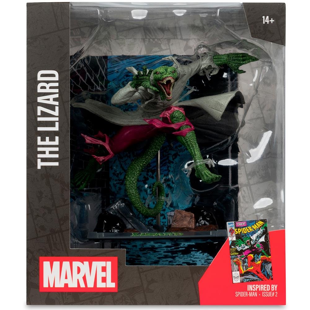 MARVEL THE LIZARD 1:10TH COLLECTIBLE WITH SCENE (SPIDER-MAN #2) MCFARLANE TOYS - MCFARLANE - Imagen 8