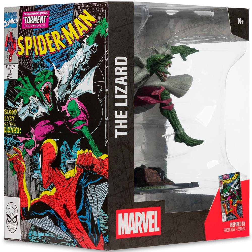 MARVEL THE LIZARD 1:10TH COLLECTIBLE WITH SCENE (SPIDER-MAN #2) MCFARLANE TOYS - MCFARLANE - Imagen 9