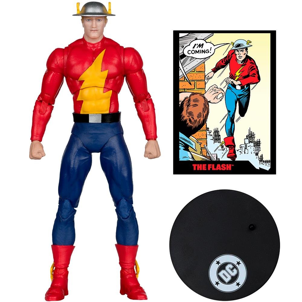 DC DIRECT PAGE PUNCHERS THE FLASH JAY GARRICK (THE FLASH #123) 7IN ACTION WITH COMIC RED PLATINUM MCFARLANE TOYS - FIGURE - MCFARLANE - Imagen 4