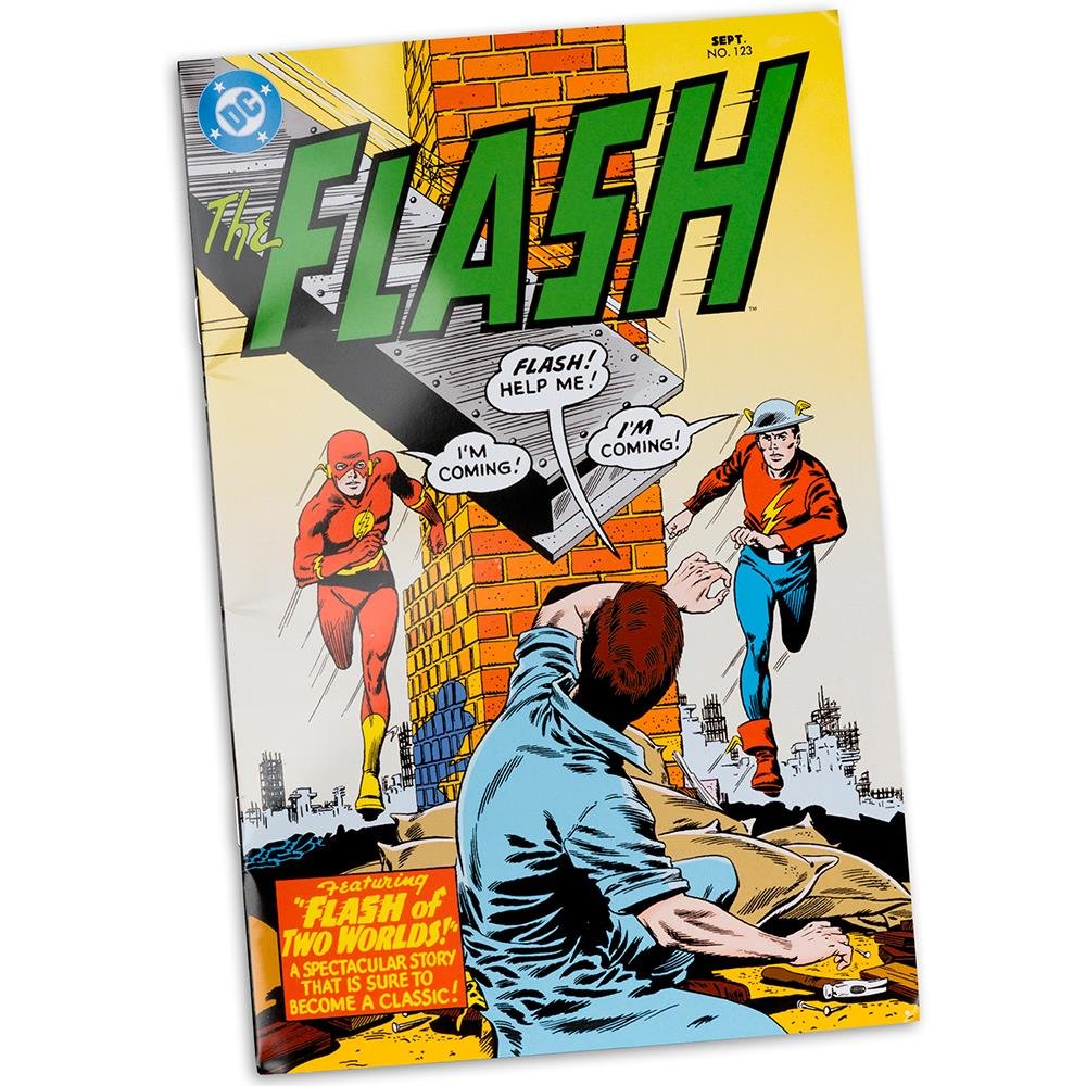 DC DIRECT PAGE PUNCHERS THE FLASH JAY GARRICK (THE FLASH #123) 7IN ACTION WITH COMIC RED PLATINUM MCFARLANE TOYS - FIGURE - MCFARLANE - Imagen 7