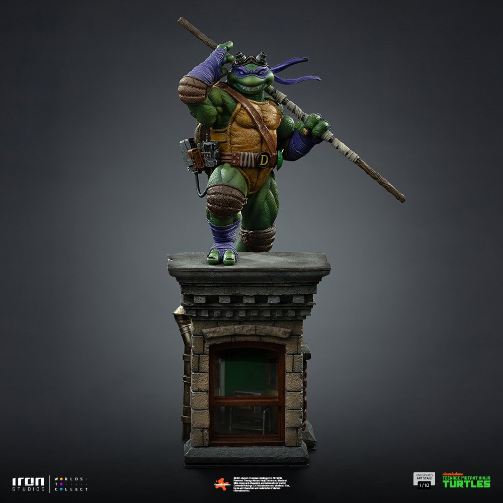 DONATELLO UNLEASHED - TEENAGE MUTANT NINJA TURTLES - ART SCALE 1/10 - IRON STUDIOS - Imagen 3