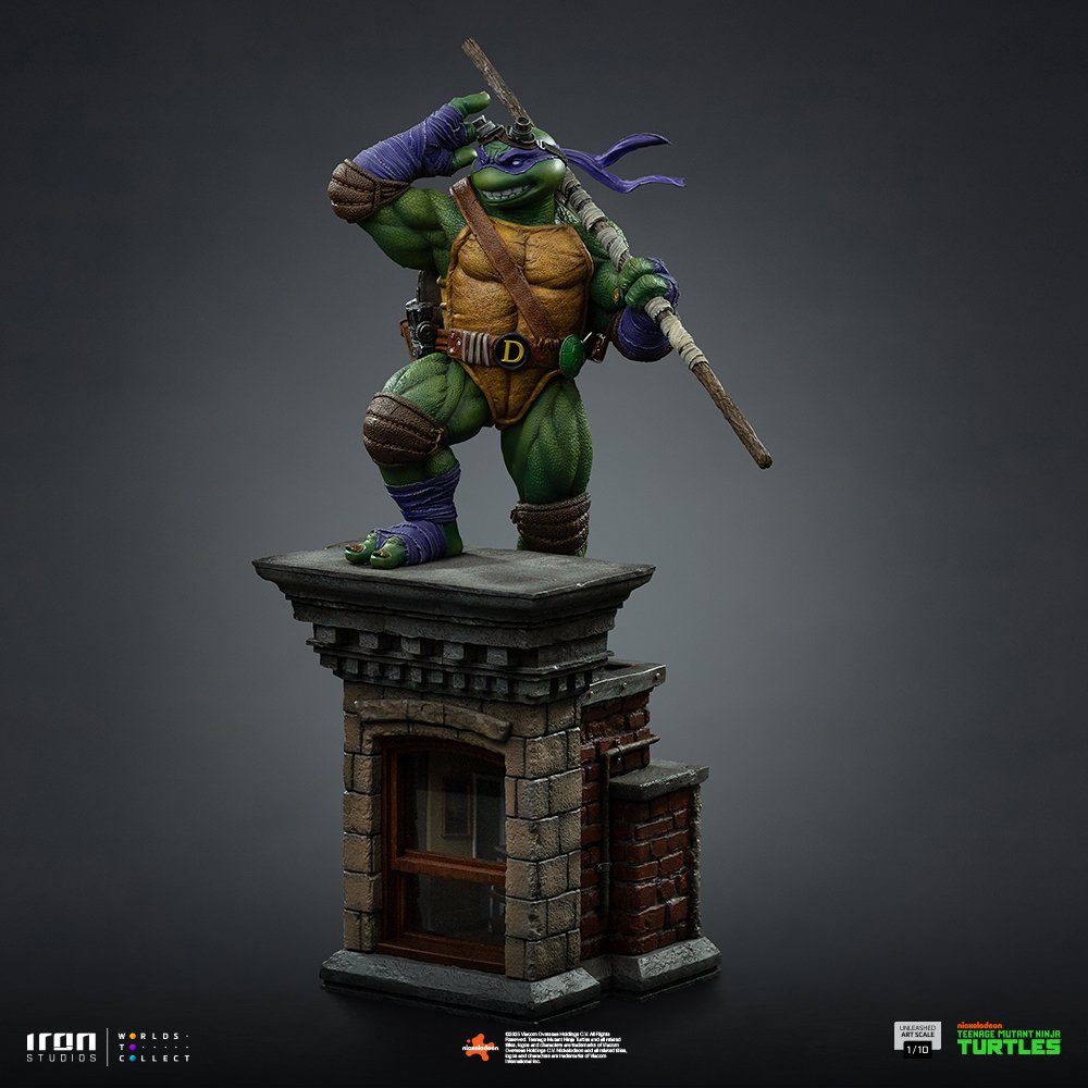 DONATELLO UNLEASHED - TEENAGE MUTANT NINJA TURTLES - ART SCALE 1/10 - IRON STUDIOS - Imagen 5