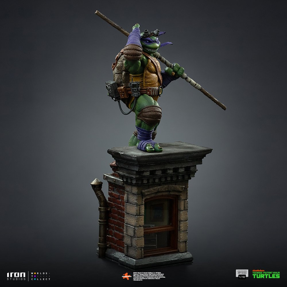 DONATELLO UNLEASHED - TEENAGE MUTANT NINJA TURTLES - ART SCALE 1/10 - IRON STUDIOS - Imagen 9