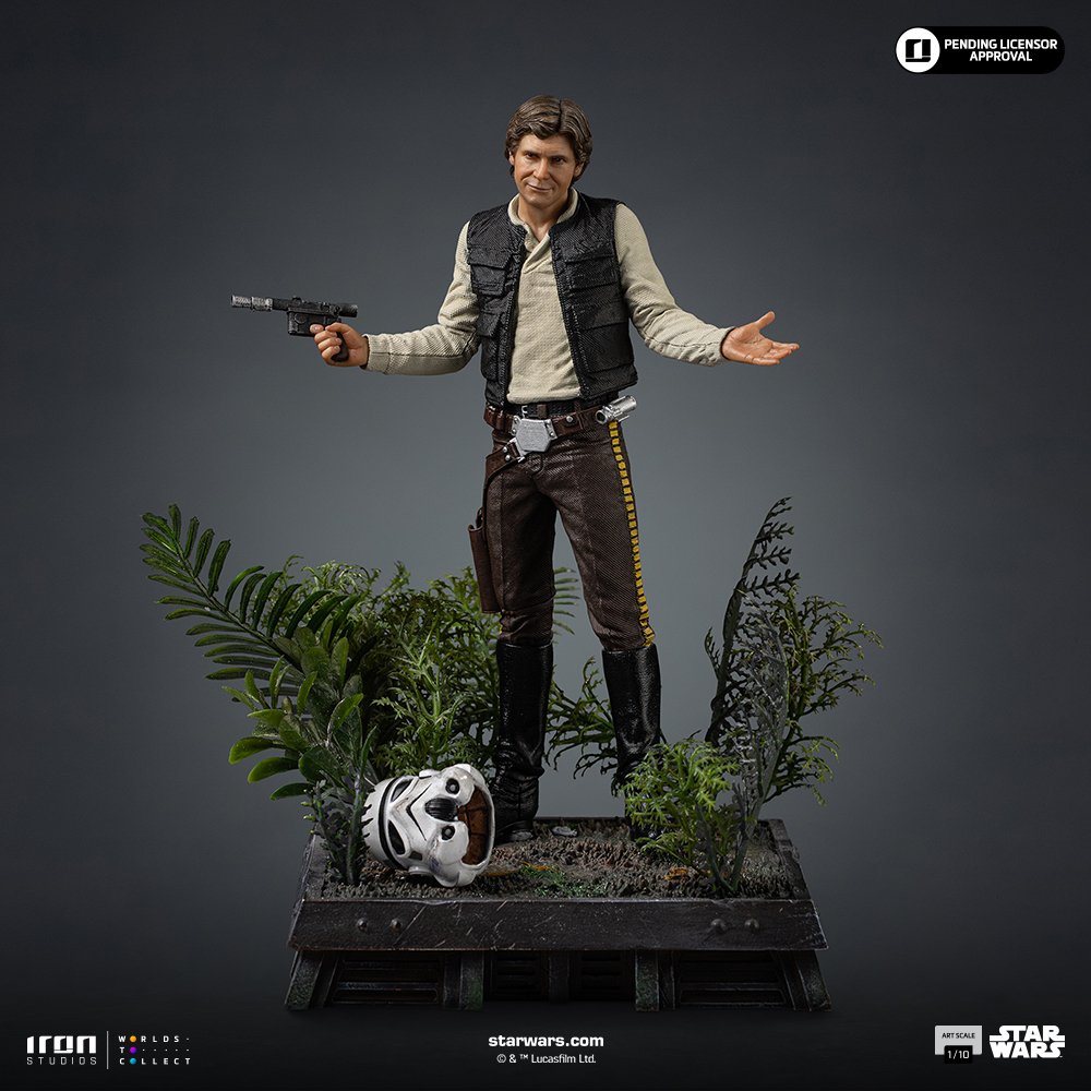 HAN SOLO - STAR WARS EPISODE VI - ART SCALE 1/10 - IRON STUDIOS - Imagen 3