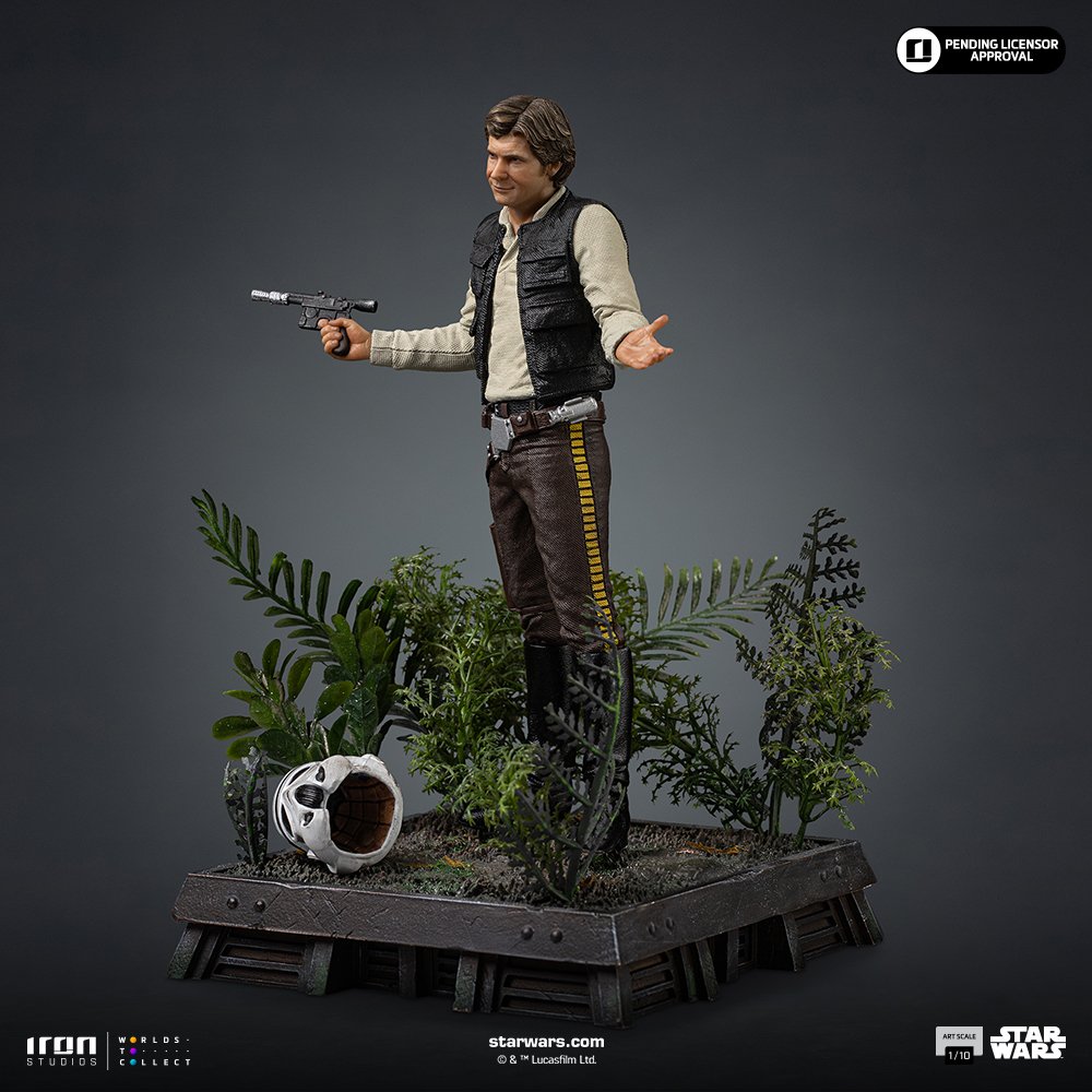 HAN SOLO - STAR WARS EPISODE VI - ART SCALE 1/10 - IRON STUDIOS - Imagen 5
