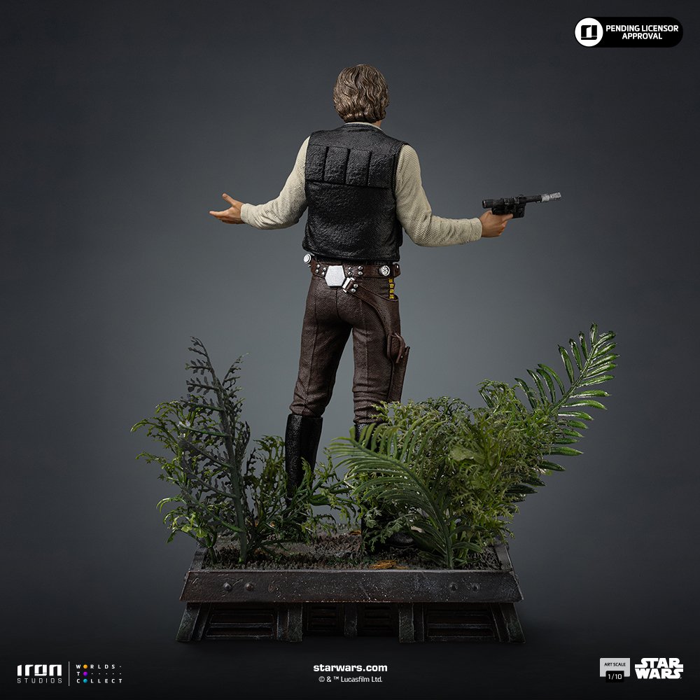 HAN SOLO - STAR WARS EPISODE VI - ART SCALE 1/10 - IRON STUDIOS - Imagen 9
