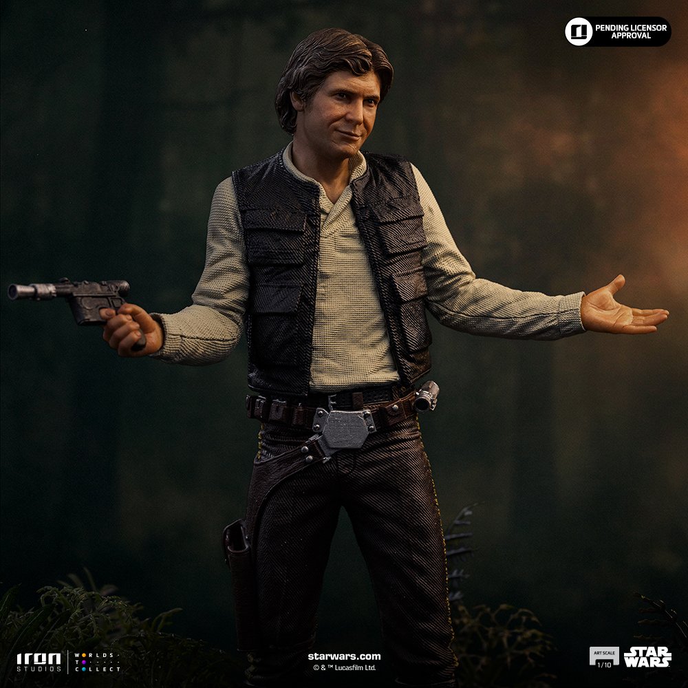 HAN SOLO - STAR WARS EPISODE VI - ART SCALE 1/10 - IRON STUDIOS - Imagen 10