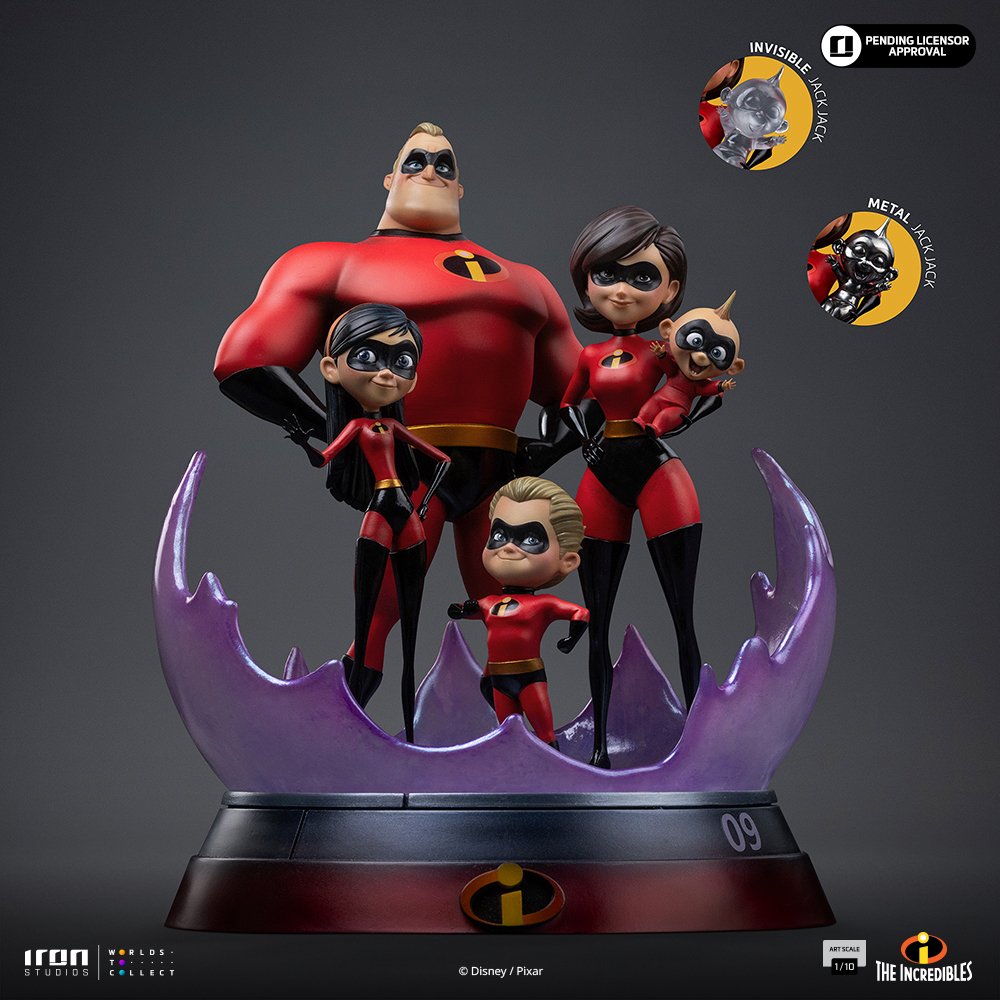 THE INCREDIBLES DIORAMA - THE INCREDIBLES - ART SCALE 1/10 - IRON STUDIOS - Imagen 5