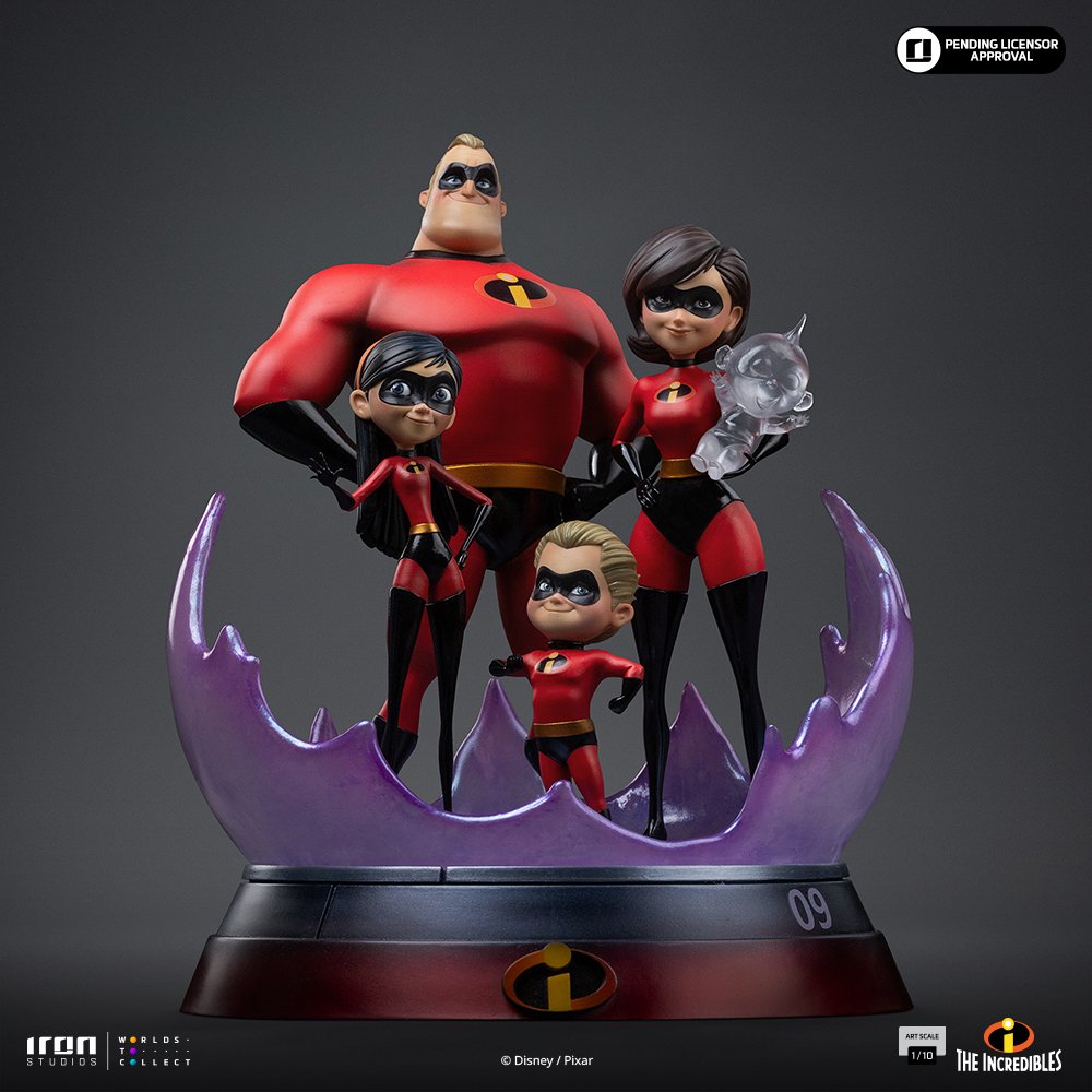 THE INCREDIBLES DIORAMA - THE INCREDIBLES - ART SCALE 1/10 - IRON STUDIOS - Imagen 6