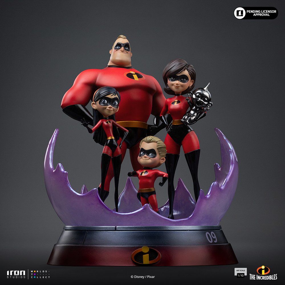 THE INCREDIBLES DIORAMA - THE INCREDIBLES - ART SCALE 1/10 - IRON STUDIOS - Imagen 7