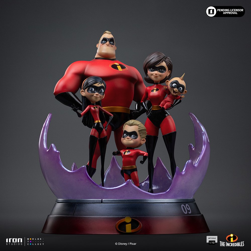 THE INCREDIBLES DIORAMA - THE INCREDIBLES - ART SCALE 1/10 - IRON STUDIOS - Imagen 8