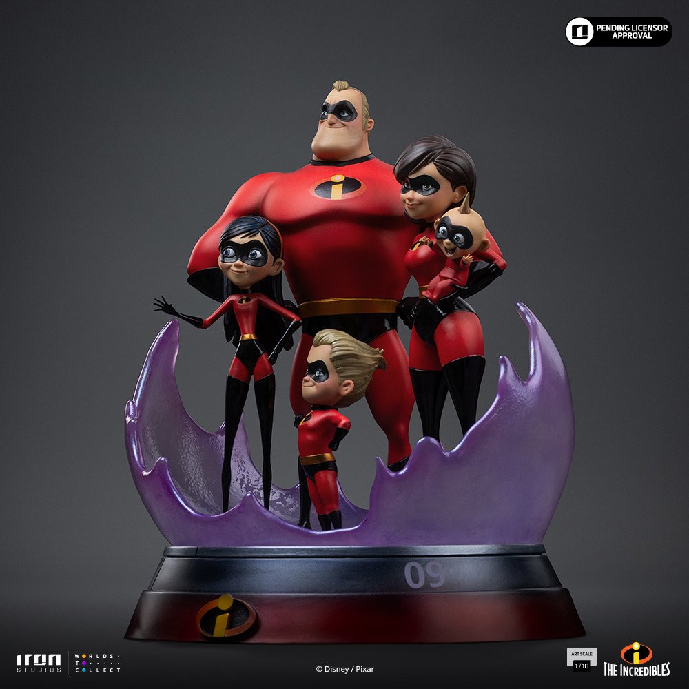 THE INCREDIBLES DIORAMA - THE INCREDIBLES - ART SCALE 1/10 - IRON STUDIOS - Imagen 10