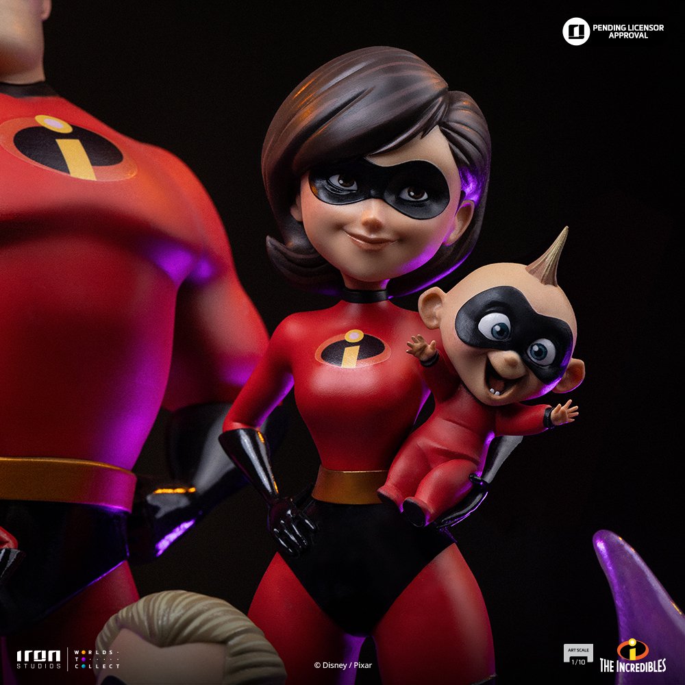 THE INCREDIBLES DIORAMA - THE INCREDIBLES - ART SCALE 1/10 - IRON STUDIOS - Imagen 13