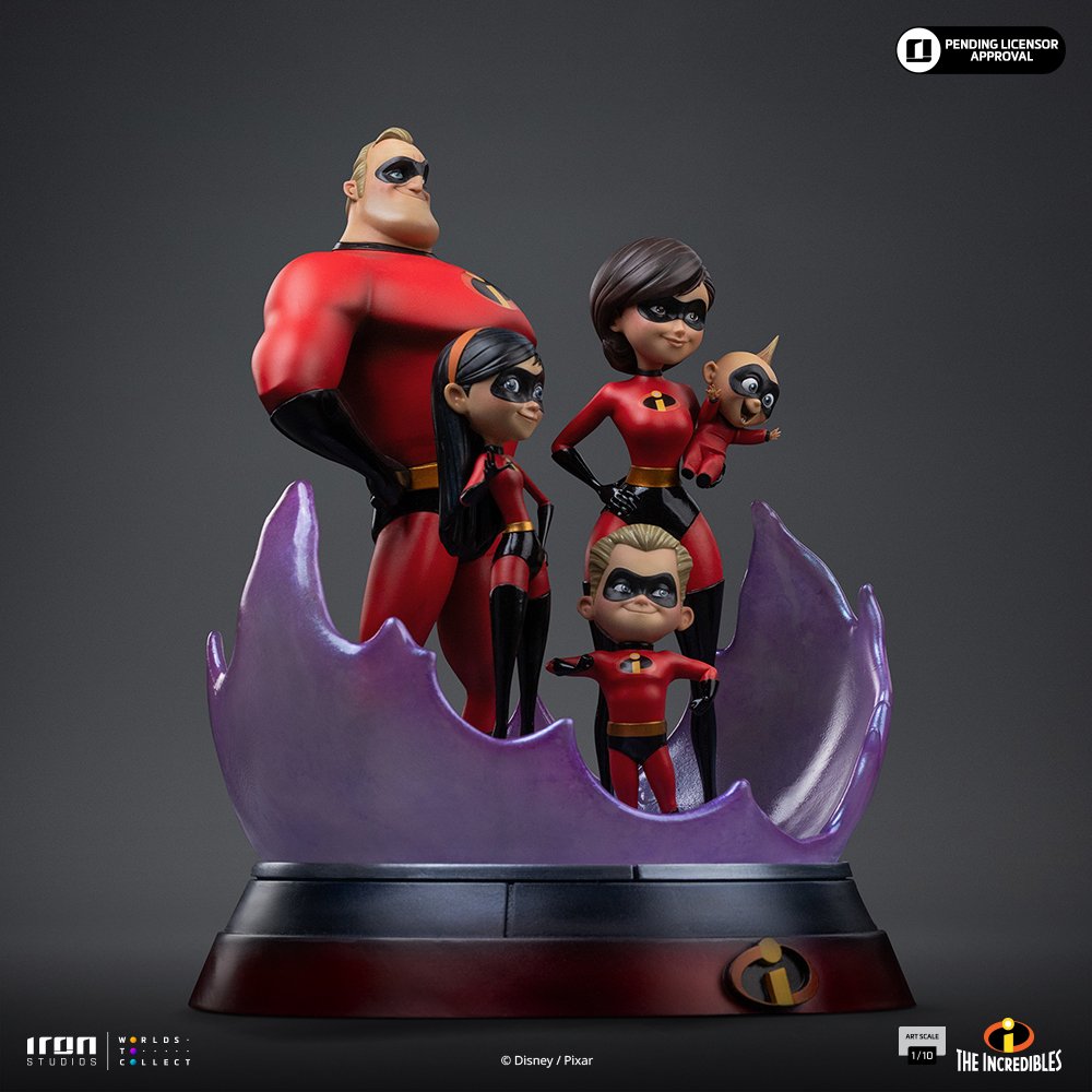 THE INCREDIBLES DIORAMA - THE INCREDIBLES - ART SCALE 1/10 - IRON STUDIOS - Imagen 14