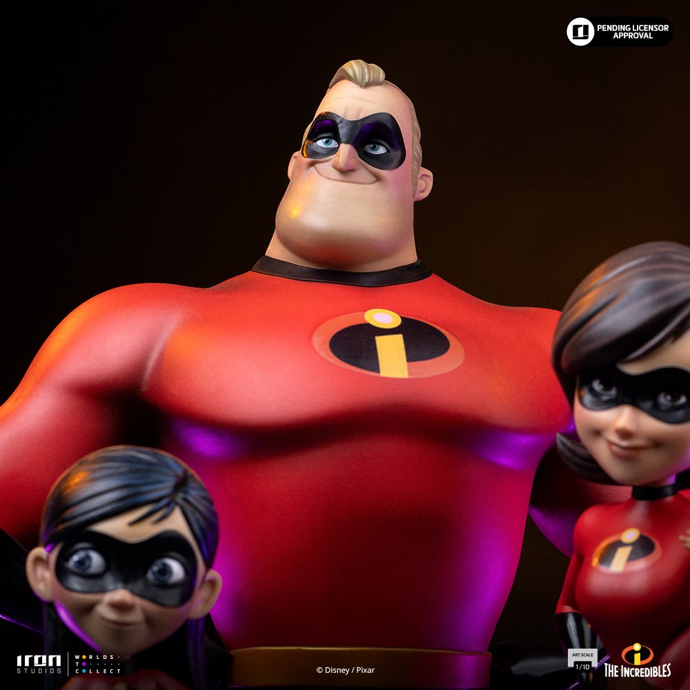 THE INCREDIBLES DIORAMA - THE INCREDIBLES - ART SCALE 1/10 - IRON STUDIOS - Imagen 15