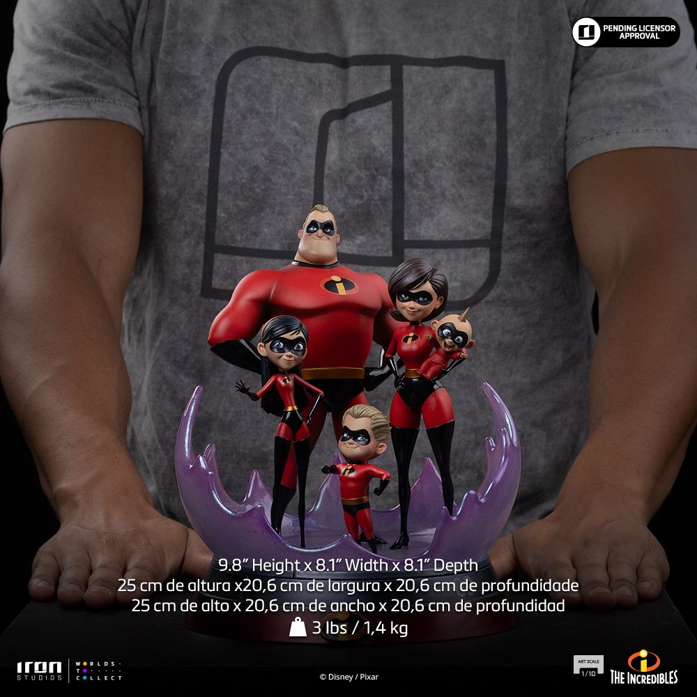 THE INCREDIBLES DIORAMA - THE INCREDIBLES - ART SCALE 1/10 - IRON STUDIOS - Imagen 19
