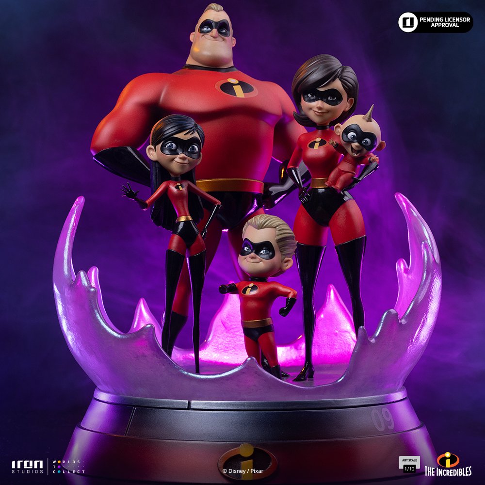 THE INCREDIBLES DIORAMA - THE INCREDIBLES - ART SCALE 1/10 - IRON STUDIOS - Imagen 18