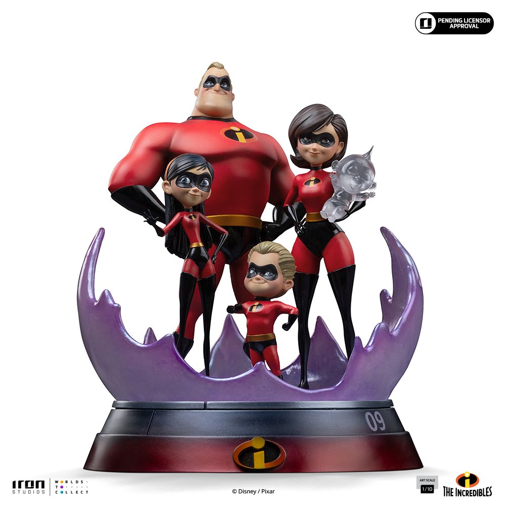 THE INCREDIBLES DIORAMA - THE INCREDIBLES - ART SCALE 1/10 - IRON STUDIOS - Imagen 3