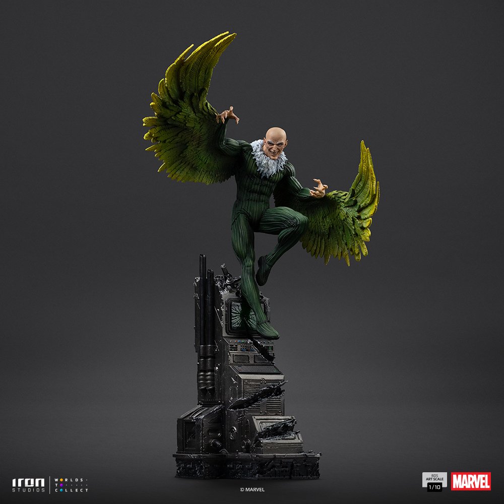 VULTURE - SPIDER-MAN VS VILLAINS DIORAMA - BDS ART SCALE 1/10 - IRON STUDIOS - Imagen 3