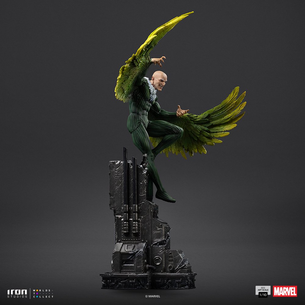 VULTURE - SPIDER-MAN VS VILLAINS DIORAMA - BDS ART SCALE 1/10 - IRON STUDIOS - Imagen 7